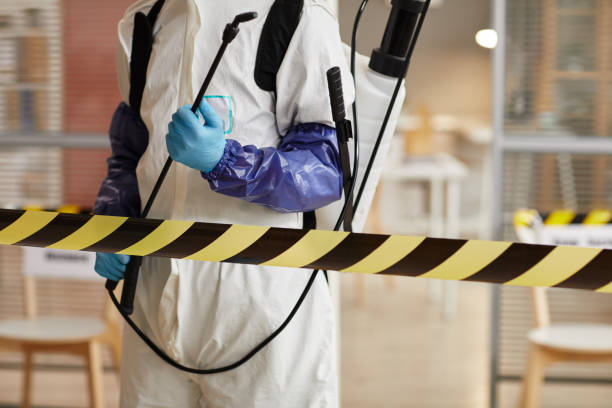 Professional Blood Cleanup technician working in Orange, CA